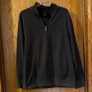 Van Heusen Black Zip-Up Sweater